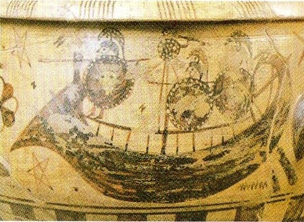 Dettaglio nave da guerra etrusca