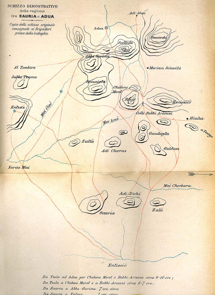 Mappa di Baratieri
