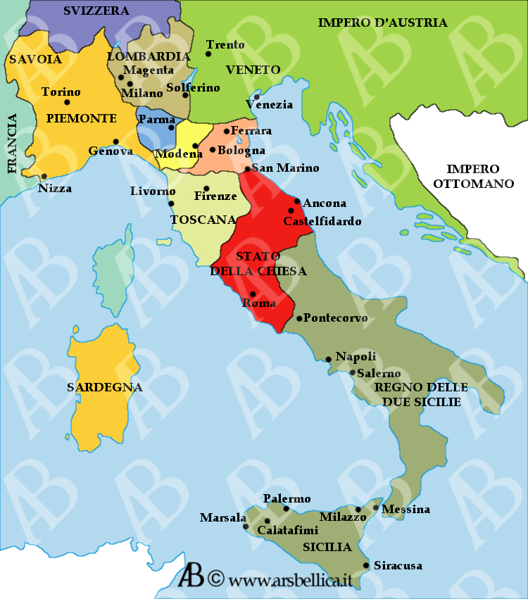 L'Italia 1859-1860