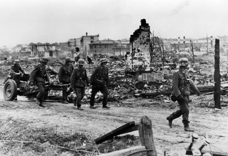 Soldati tedeschi in marcia