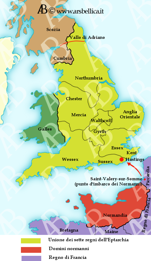 L'Inghilterra e la Francia prima della conquista