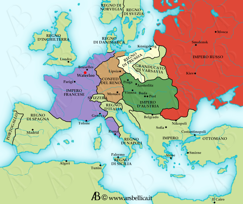L'Europa nel 1812